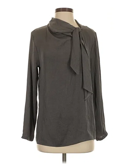 Primark Long Sleeve Blouse In Gray