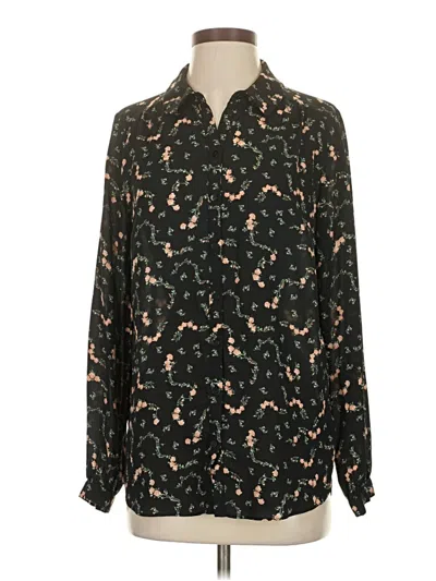 Pre-owned Primark Long Sleeve Blouse In Green