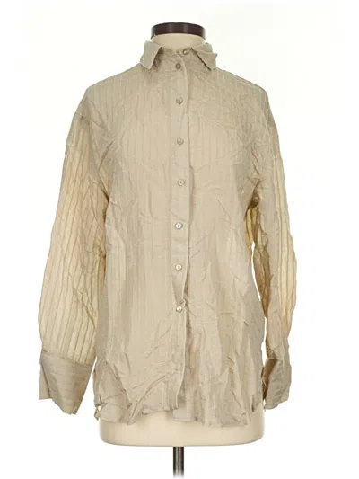 Pre-owned Primark Long Sleeve Blouse In Ivory