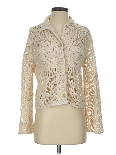 Pre-owned Primark Long Sleeve Blouse In Ivory