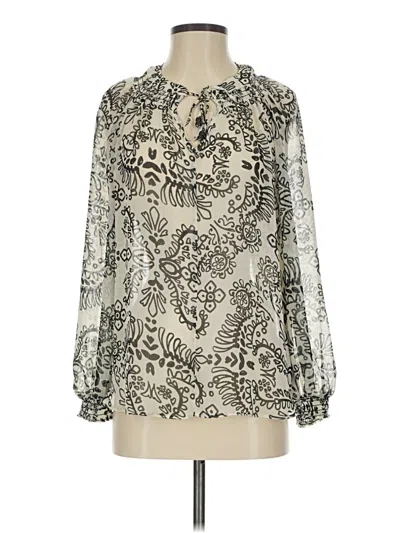 Pre-owned Primark Long Sleeve Blouse In Silver