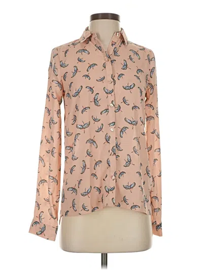 Pre-owned Primark Long Sleeve Blouse In Tan