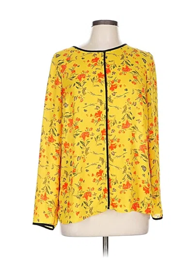 Pre-owned Primark Long Sleeve Blouse In Yellow