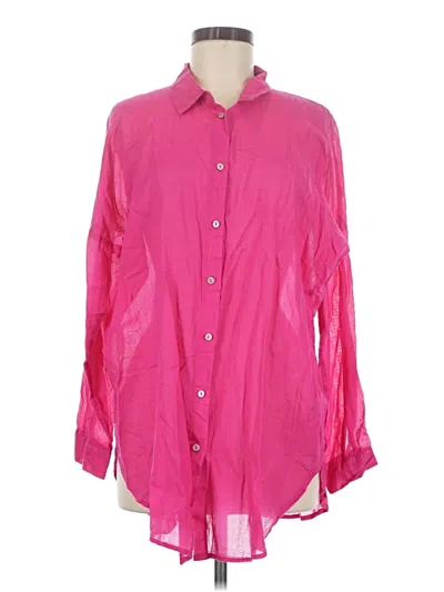Pre-owned Primark Long Sleeve Button Down Shirt In Pink