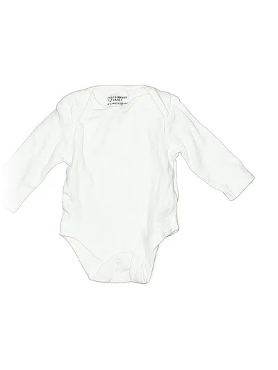 Pre-owned Primark Babies' Long Sleeve Onesie In Ivory
