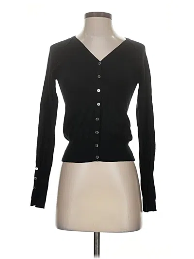 Pre-owned Primark Long Sleeve Top Black Sweetheart Neckline Tops