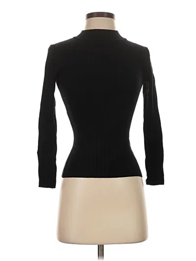 Pre-owned Primark Long Sleeve Top Black Turtleneck Tops