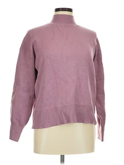 Pre-owned Primark Long Sleeve Top Purple Turtleneck Tops