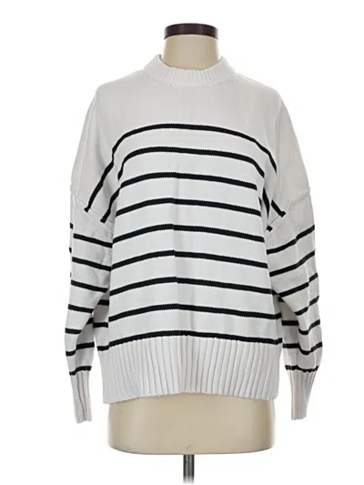 Pre-owned Primark Long Sleeve Top Silver Turtleneck Tops