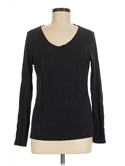 Pre-owned Primark Long Sleeve T-shirt In Black