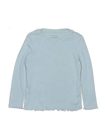 Pre-owned Primark Kids' Long Sleeve T-shirt In Blue