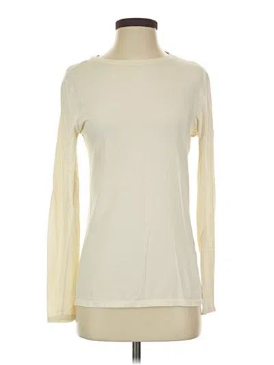 Pre-owned Primark Long Sleeve T-shirt In Ivory