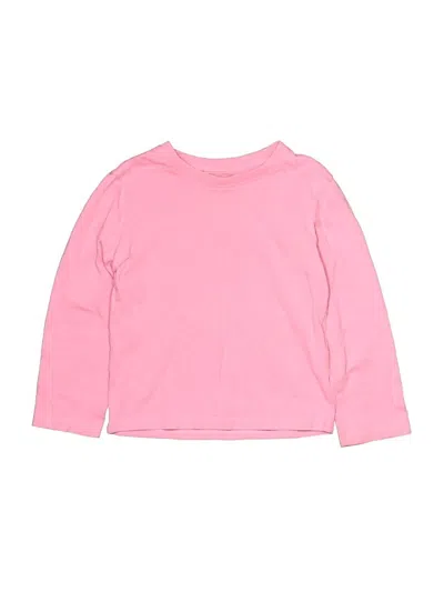 Pre-owned Primark Kids' Long Sleeve T-shirt In Pink