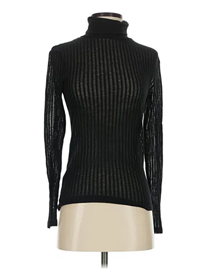 Pre-owned Primark Long Sleeve Turtleneck In Black