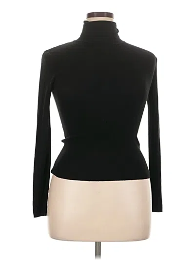 Pre-owned Primark Long Sleeve Turtleneck In Black