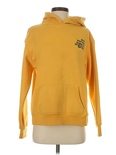 Pre-owned Primark Pullover Hoodie In Yellow