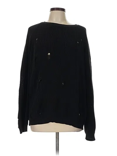 Pre-owned Primark Pullover Sweater In Black
