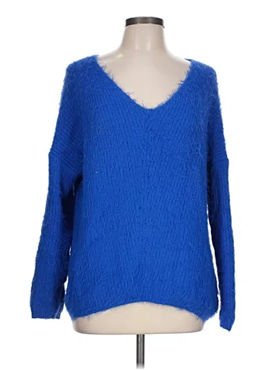 Pre-owned Primark Pullover Sweater In Blue