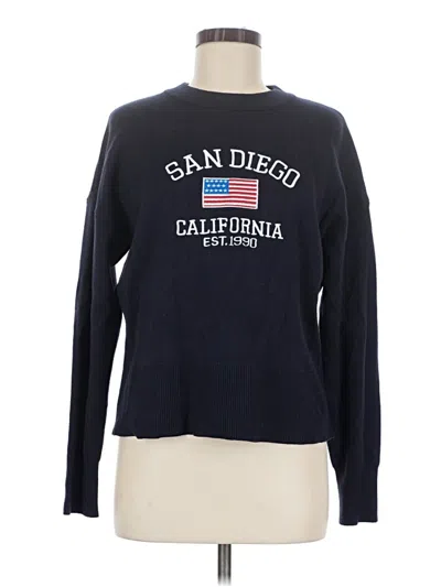 Pre-owned Primark Pullover Sweater In Blue