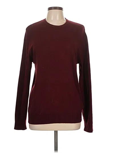 Pre-owned Primark Pullover Sweater In Burgundy