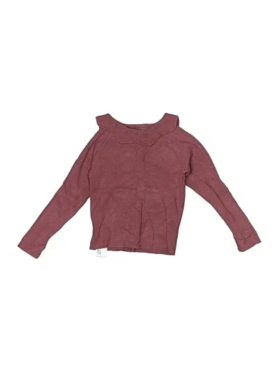 Pre-owned Primark Kids' Pullover Sweater In Burgundy