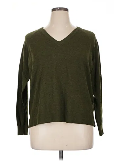 Pre-owned Primark Pullover Sweater In Green