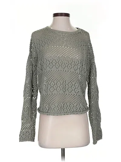 Pre-owned Primark Pullover Sweater In Green
