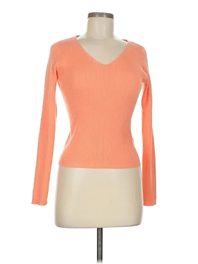 Pre-owned Primark Pullover Sweater In Orange