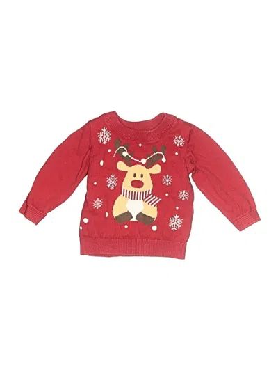 Pre-owned Primark Babies' Pullover Sweater In Red