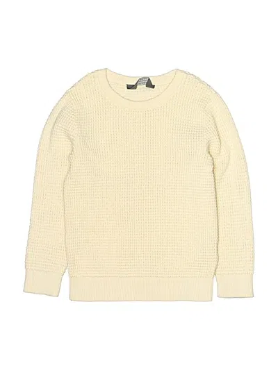 Pre-owned Primark Kids' Pullover Sweater In White