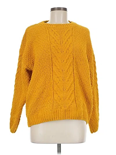 Pre-owned Primark Pullover Sweater In Yellow