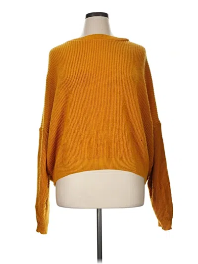 Pre-owned Primark Pullover Sweater In Yellow