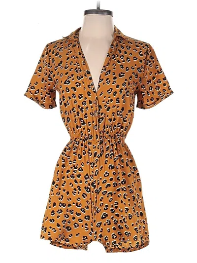 Pre-owned Primark Romper In Orange