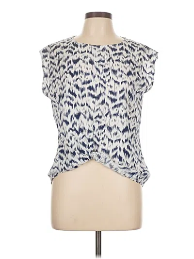 Pre-owned Primark Short Sleeve Blouse In Blue