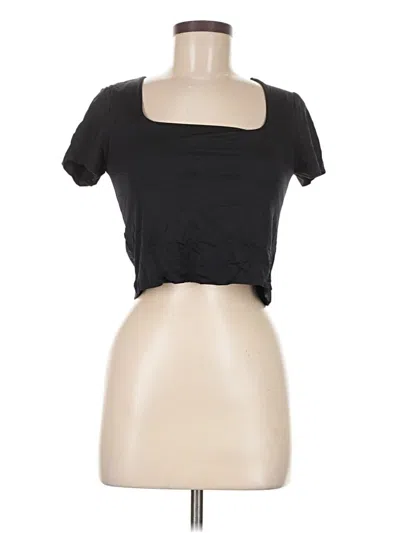 Pre-owned Primark Short Sleeve T-shirt In Black