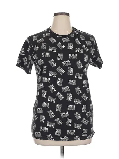 Pre-owned Primark Short Sleeve T-shirt In Black