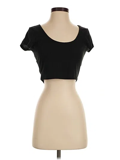 Pre-owned Primark Short Sleeve T-shirt In Black