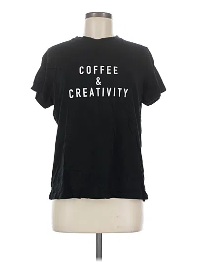 Pre-owned Primark Short Sleeve T-shirt In Black
