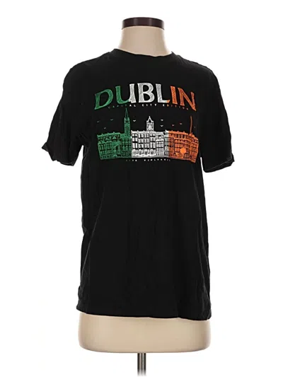 Pre-owned Primark Short Sleeve T-shirt In Black