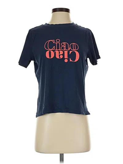 Pre-owned Primark Short Sleeve T-shirt In Blue