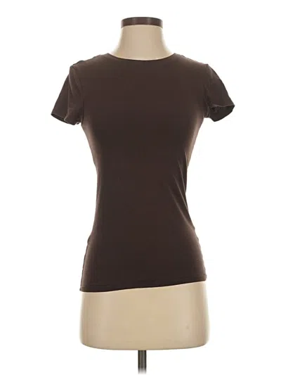Pre-owned Primark Short Sleeve T-shirt In Brown