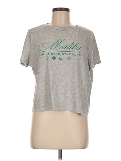 Pre-owned Primark Short Sleeve T-shirt In Gray