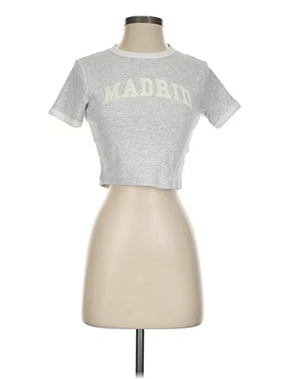 Pre-owned Primark Short Sleeve T-shirt In Gray