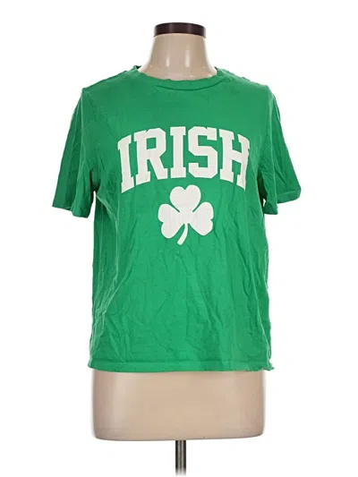 Pre-owned Primark Short Sleeve T-shirt In Green