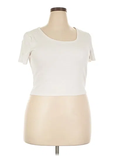 Pre-owned Primark Short Sleeve T-shirt In Ivory
