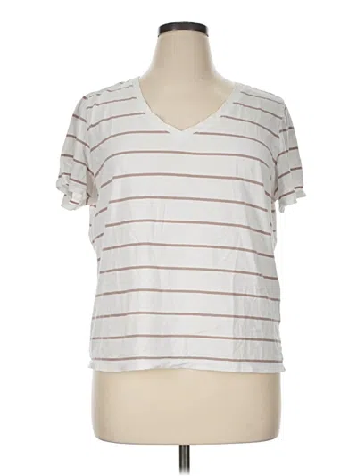 Pre-owned Primark Short Sleeve T-shirt In Silver