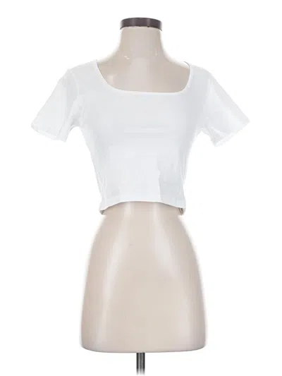 Pre-owned Primark Short Sleeve T-shirt In White