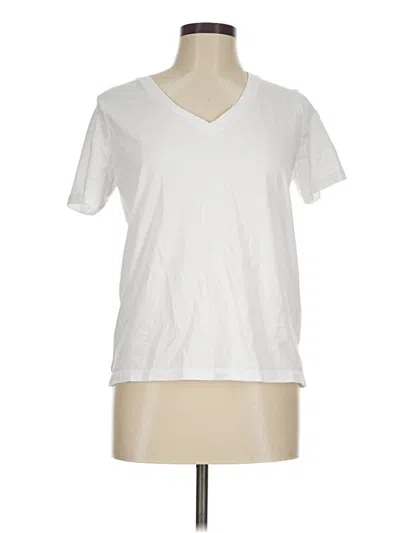 Pre-owned Primark Short Sleeve T-shirt In White