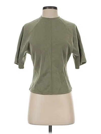 Pre-owned Primark Short Sleeve Turtleneck In Green