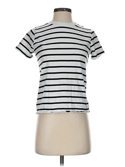 Pre-owned Primark Short Sleeve Turtleneck In Silver